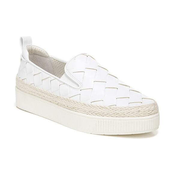 Franco Sarto Hydee Espadrille Platform Sneaker White Size 9 - Picture 2 of 9